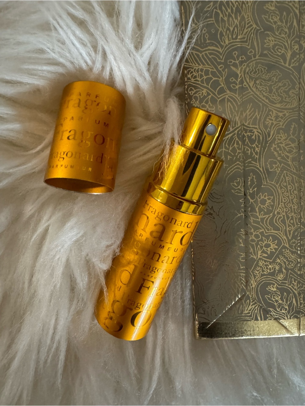 Fragonard Gold Mini Perfume Atomizer